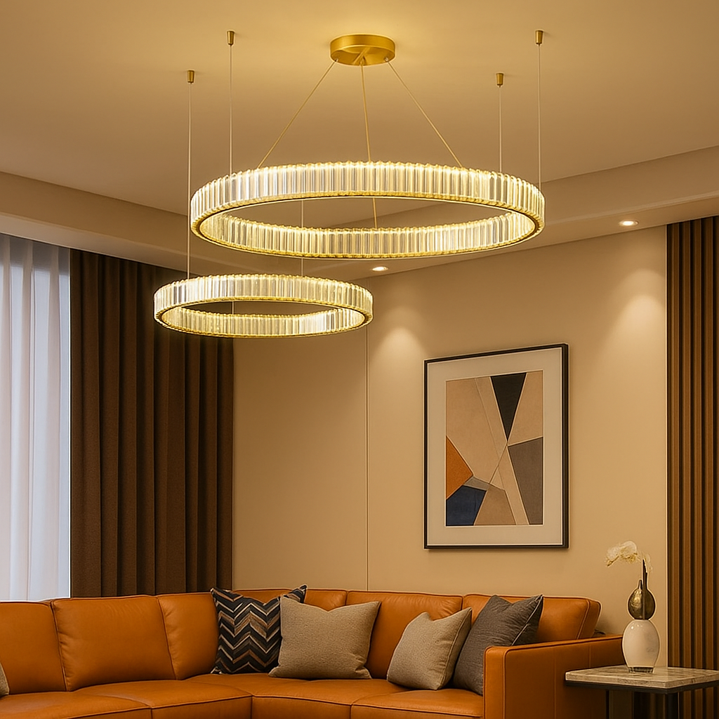 Lustre Architectural en Cristal