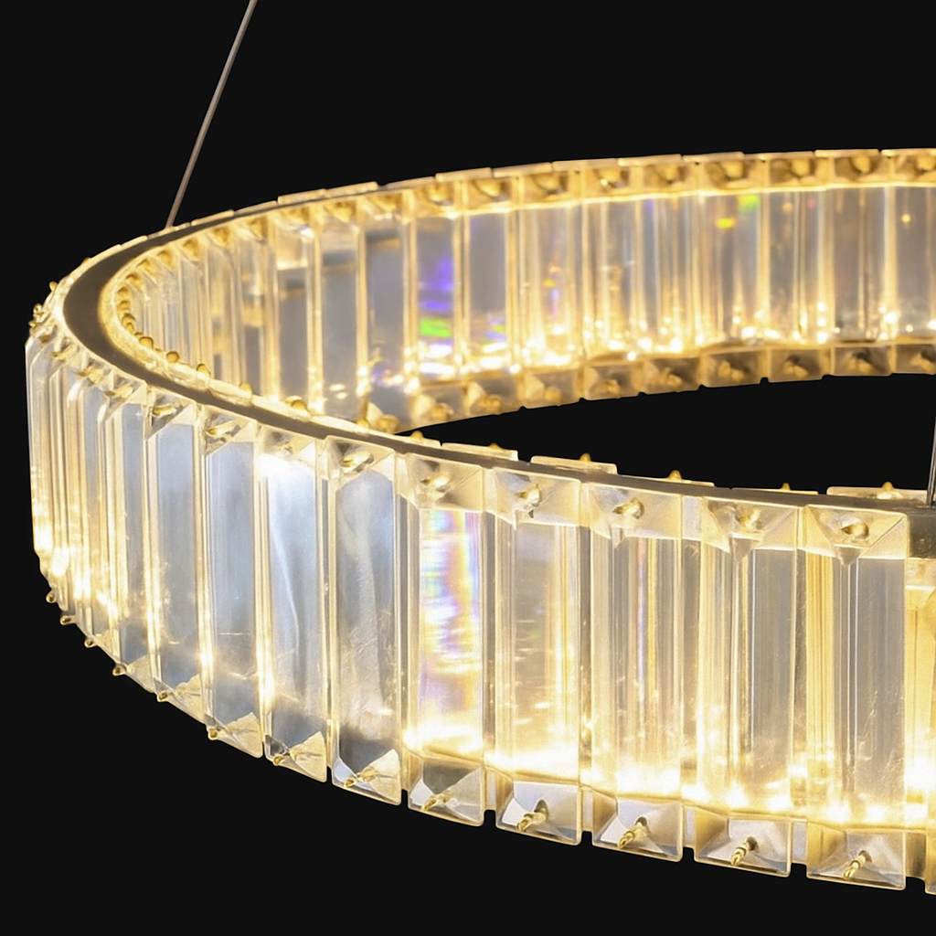 Lustre Architectural en Cristal