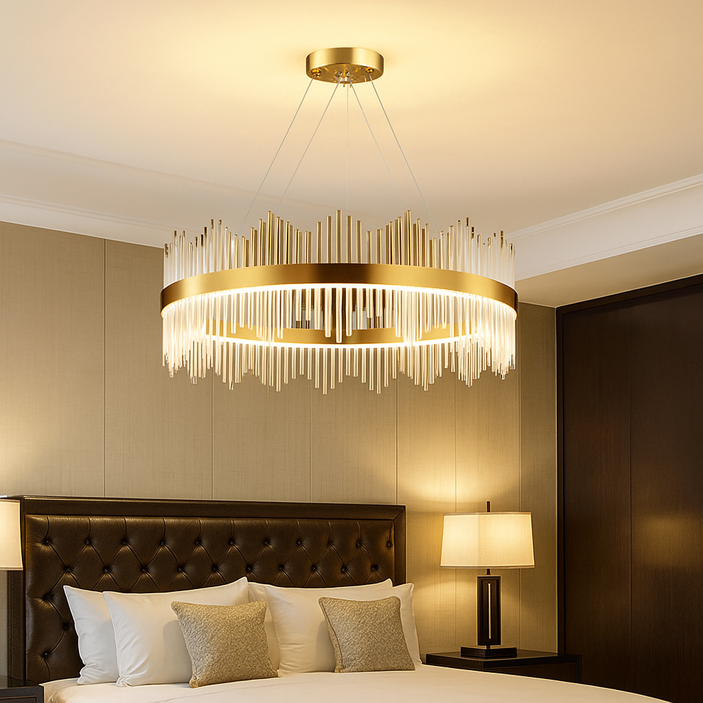 Lustre Couronne Royale – Style Princesse