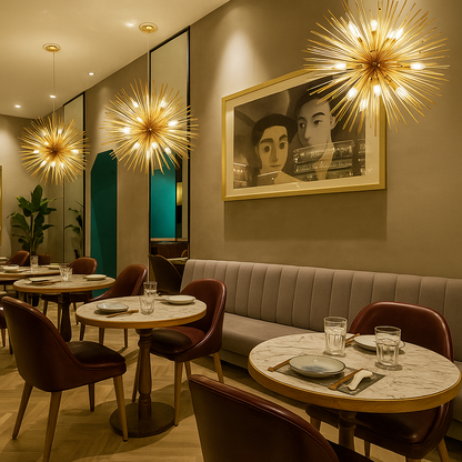 Suspension Designer « Éclat » – Boule LED