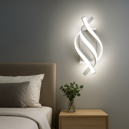 Applique Murale Spirale LED Moderne