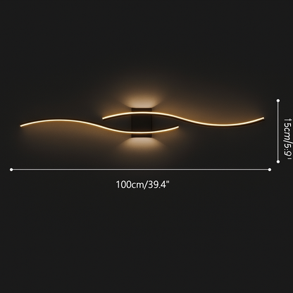 Applique Murale Courbe Élégante