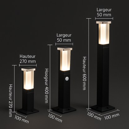 Lampe Pilier Sensor