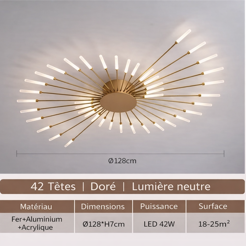 Plafonnier Rayons