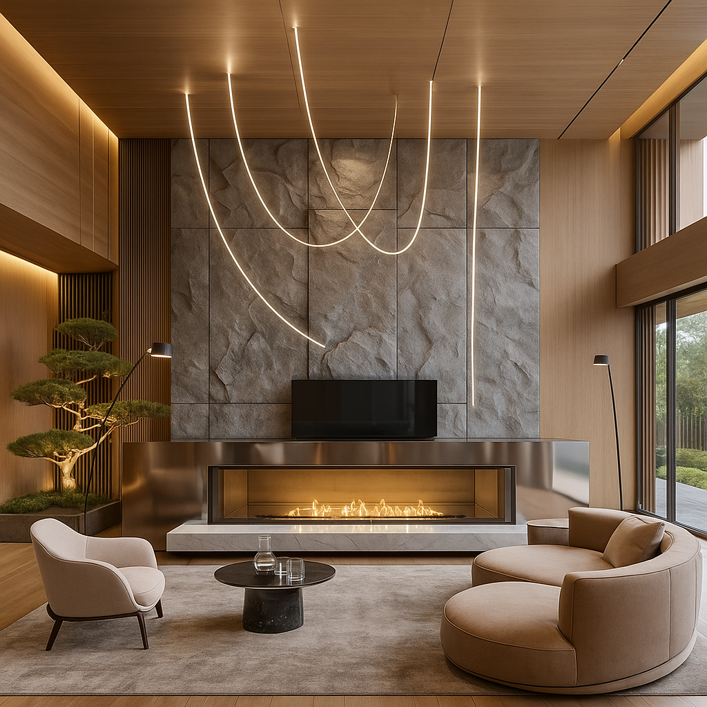 Suspension LED Twist – Ambiance Moderne