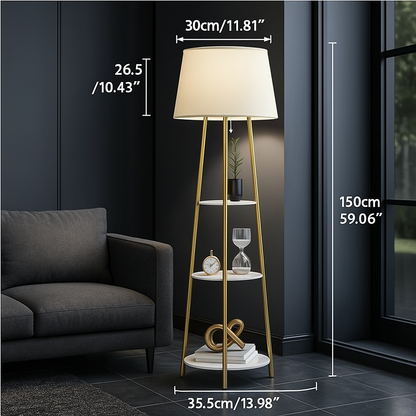 Lampadaire Marbre & Lin – Design Chic