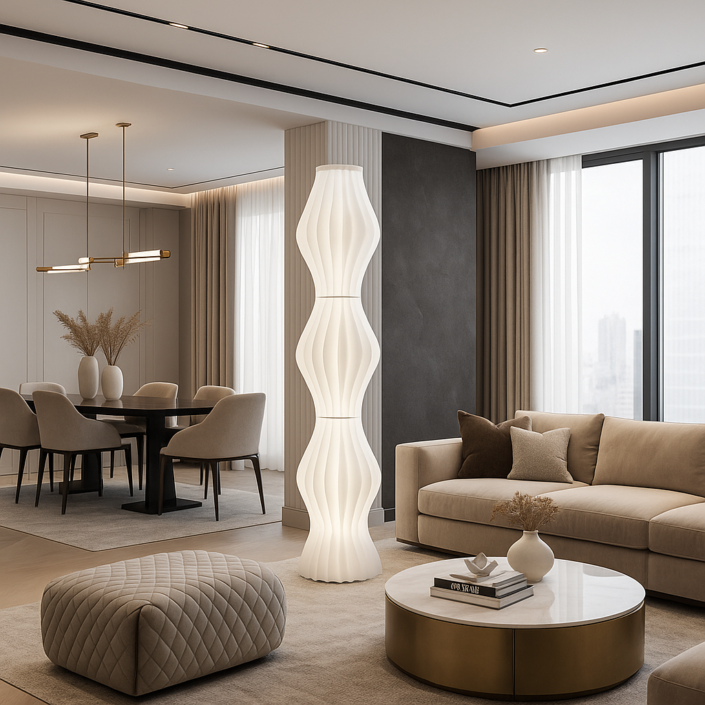 Lampadaire LED Sculptural
