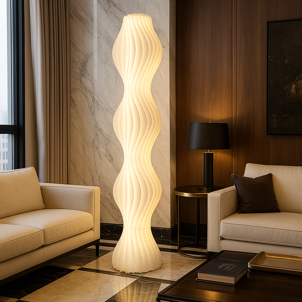 Lampadaire LED Sculptural