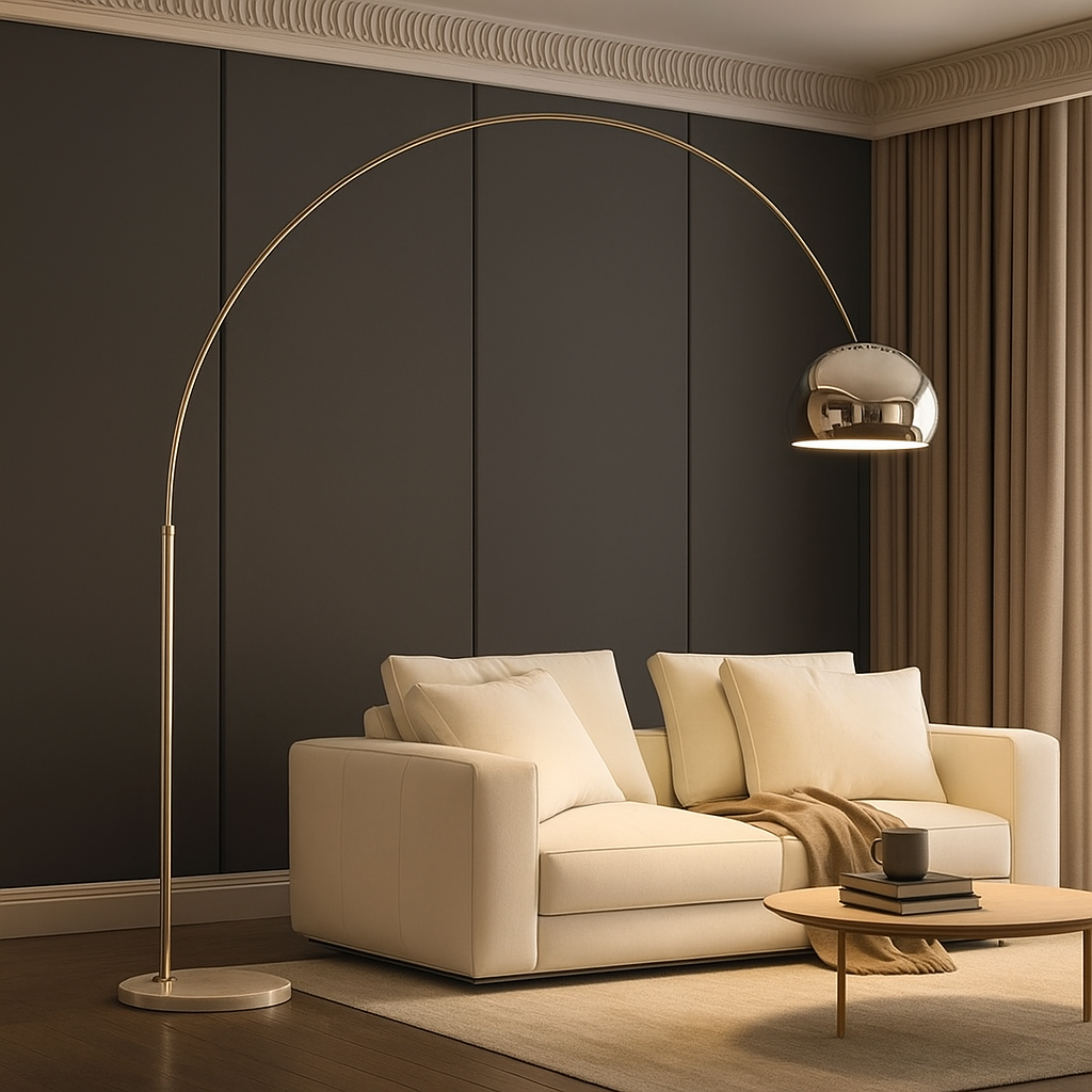 Lampadaire Forge Moderne – Fer Élancé