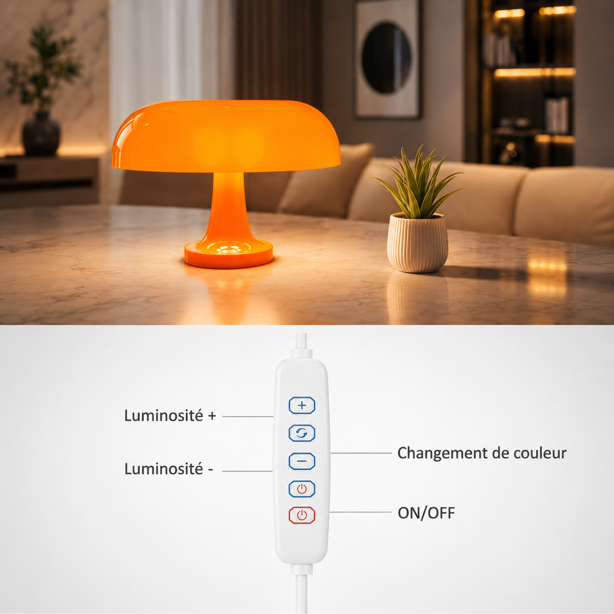 Lampe Champignon Bauhaus