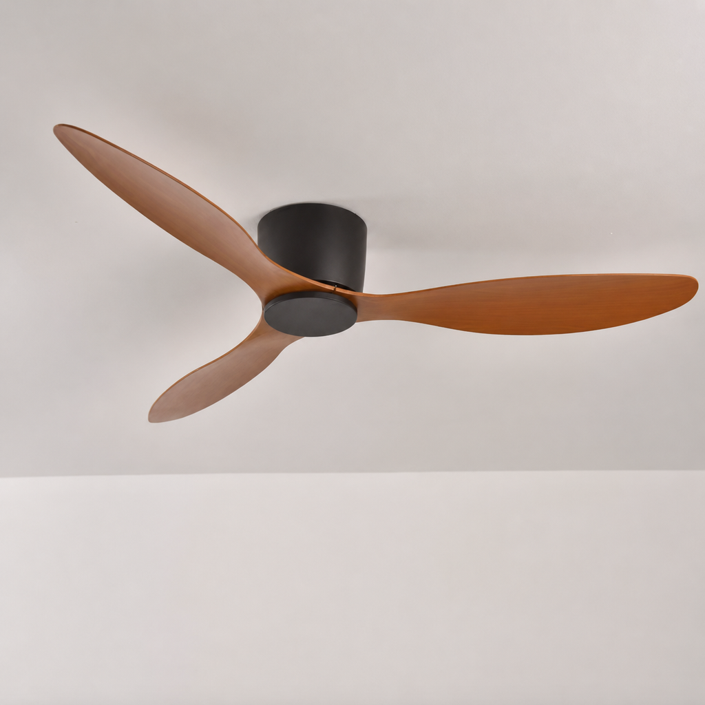 Ventilateur de Plafond Moderne Sans Lumière 42/52 Pouces — Moteur DC Silencieux, Télécommande, Design Scandinave
