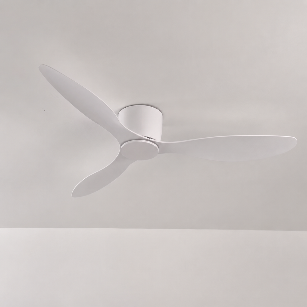 Ventilateur de Plafond Moderne Sans Lumière 42/52 Pouces — Moteur DC Silencieux, Télécommande, Design Scandinave