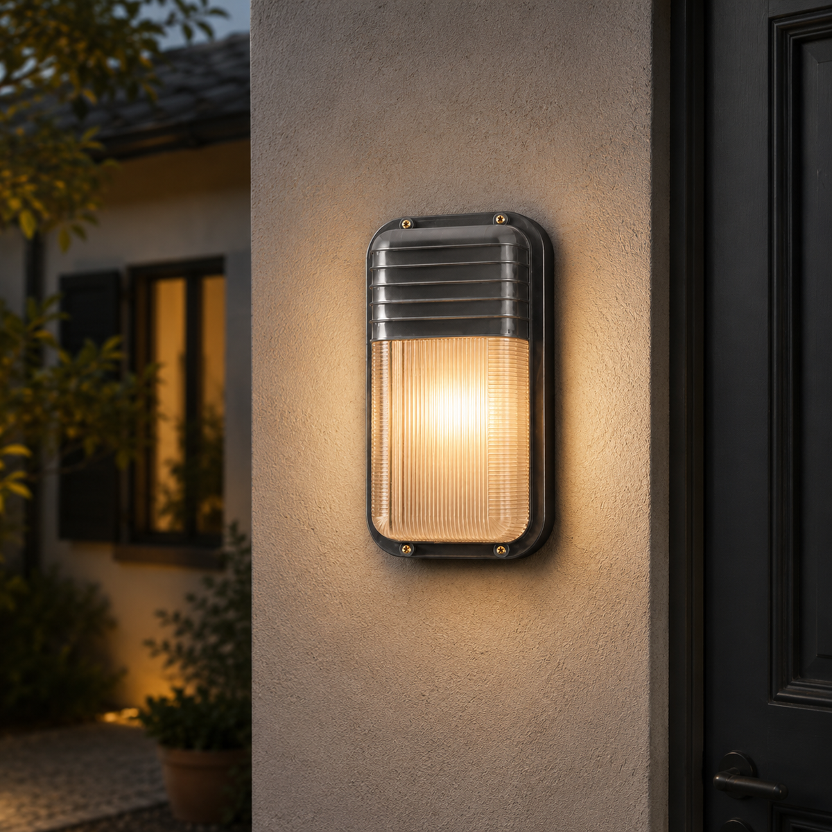 Applique Murale Extérieure Aluma – Luminaire Rétro Étanche pour Jardin, Porche et Façade