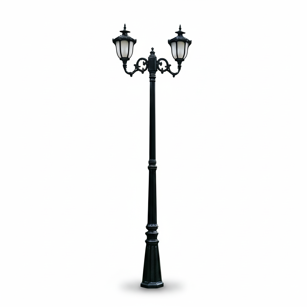Lampadaire Classique Double Extérieur