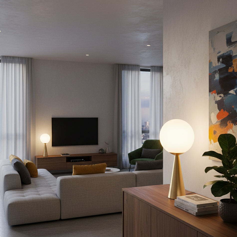 Lampe ConeLux Globe