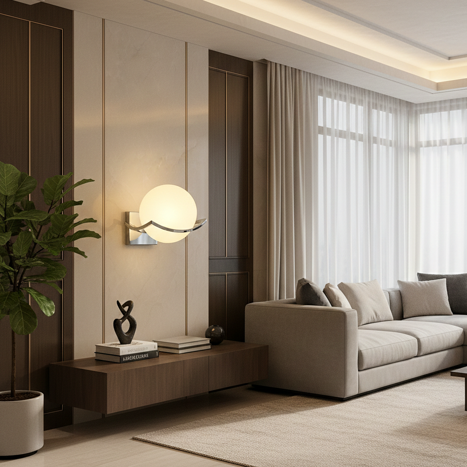 Applique Murale Globe Nordique