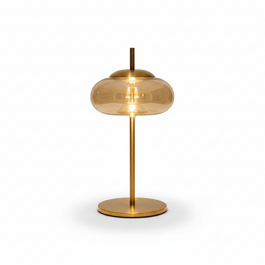 Lampadaire Verre Minimal – Design Intérieur Moderne