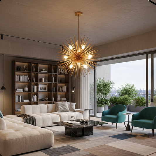 Suspension Designer « Éclat » – Boule LED