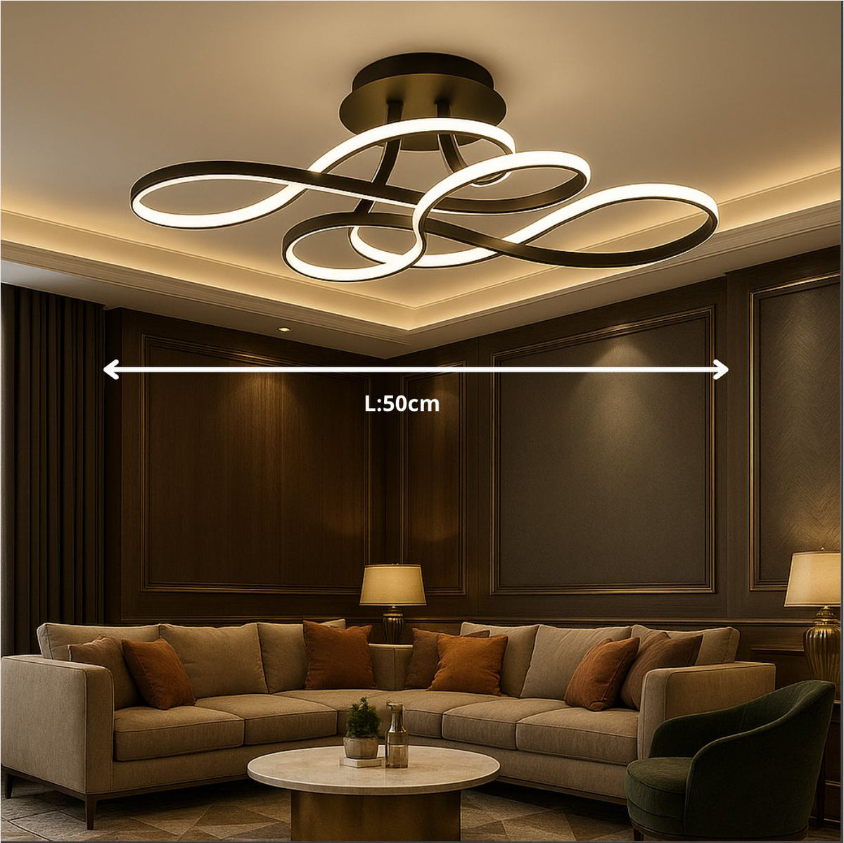 Plafonnier LED Premium – Éclairage Chic