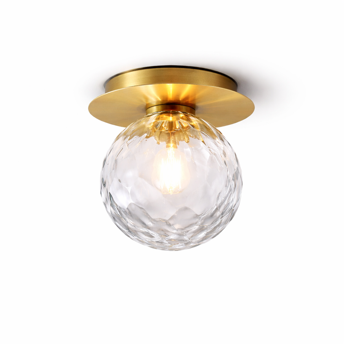 Plafonnier Rond Verre Opalin