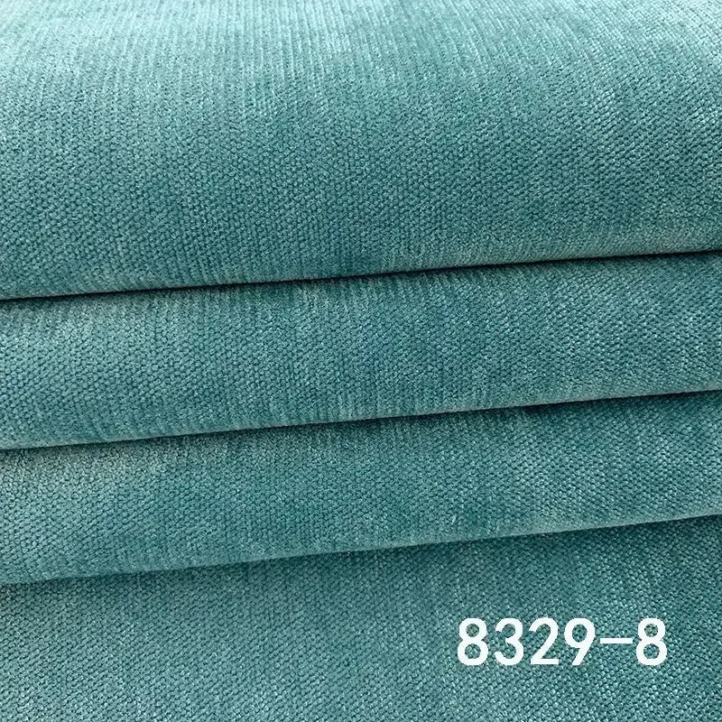 Tissu chenille uni epais pour ameublement salon diy