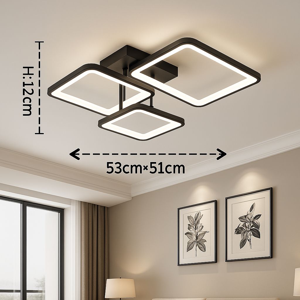 Suspension LED Élancée – Design Industriel