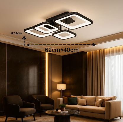 Suspension LED Élancée – Design Industriel